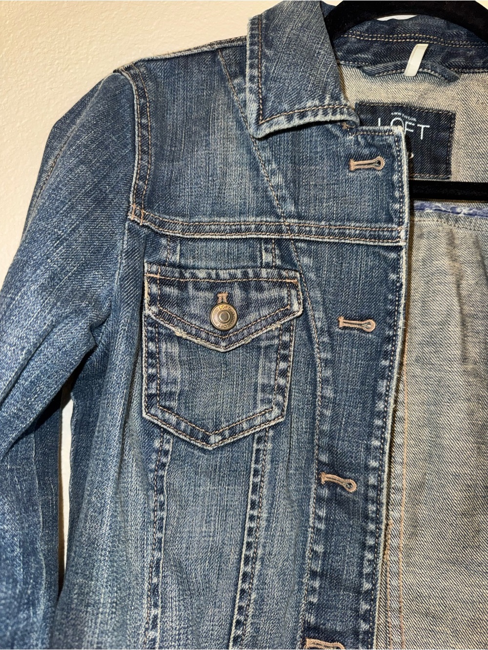 Ann Taylor LOFT Women's Blue Denim Jacket